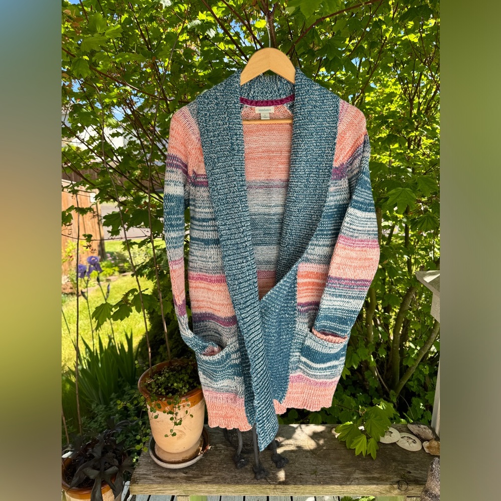 Sundance Hayden long open front cardigan